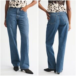 Abercrombie & Fitch Curve Love High Rise Loose Jean